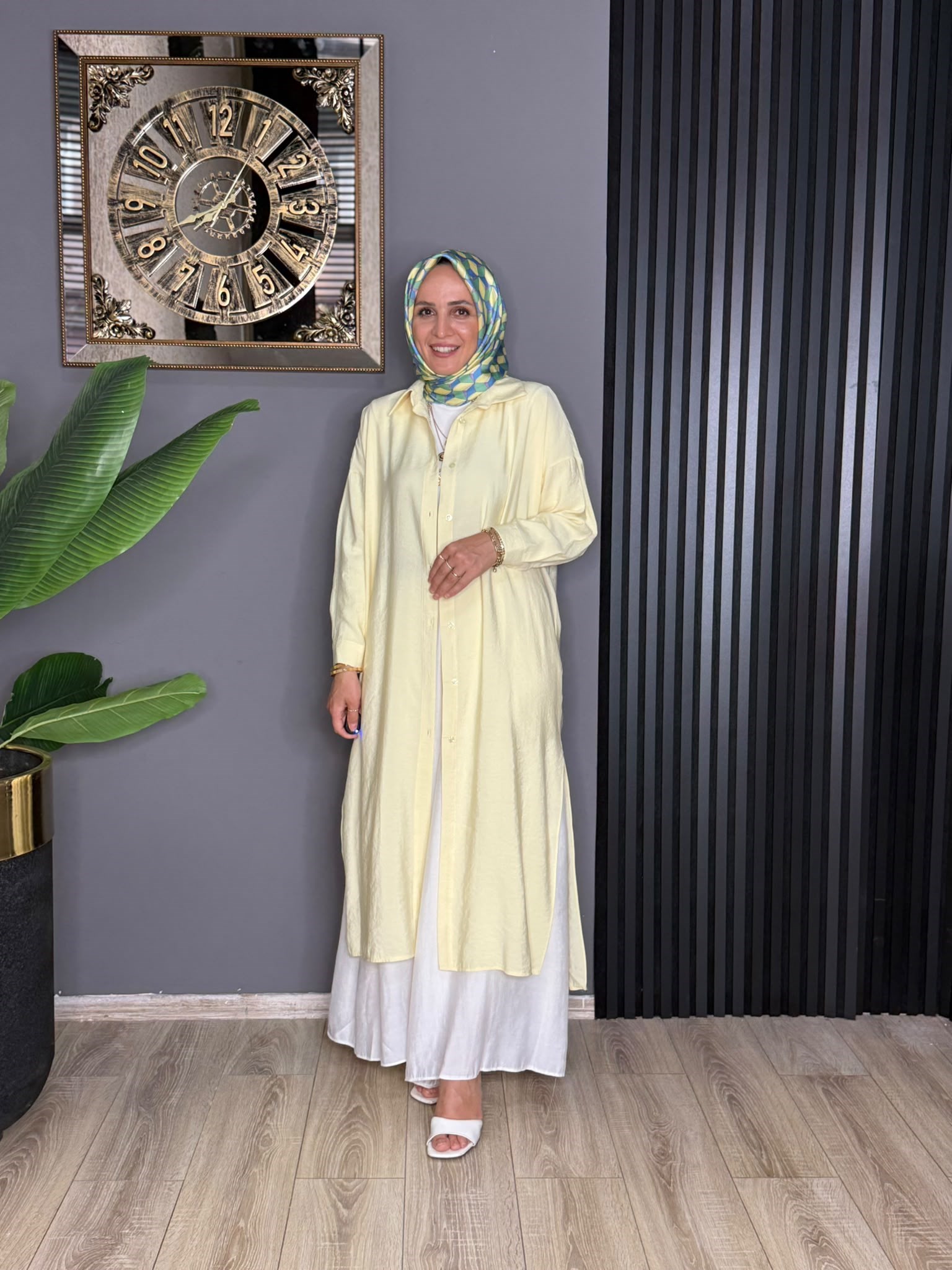 2760 FERACE TUNİK SARI