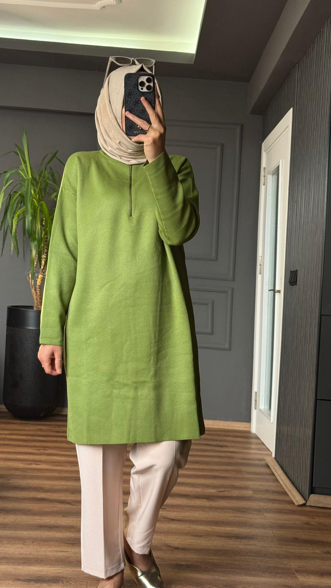 40910 ÇELİK ÖRME TRİKO YEŞİL