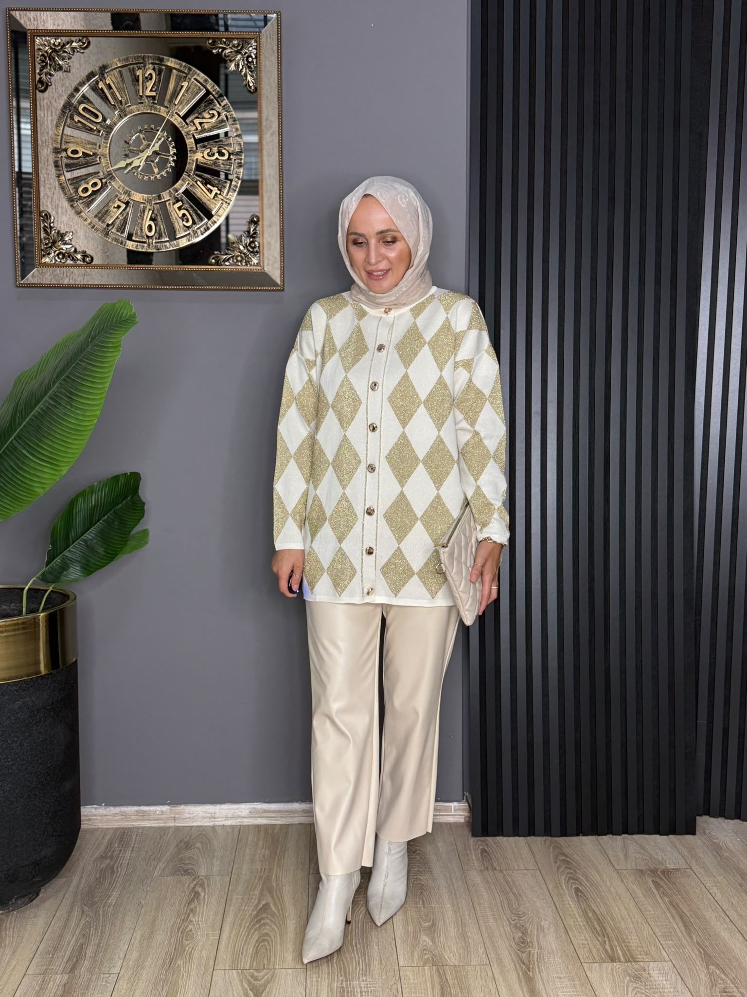 44191 BAKLAVA DESEN HIRKA EKRU 