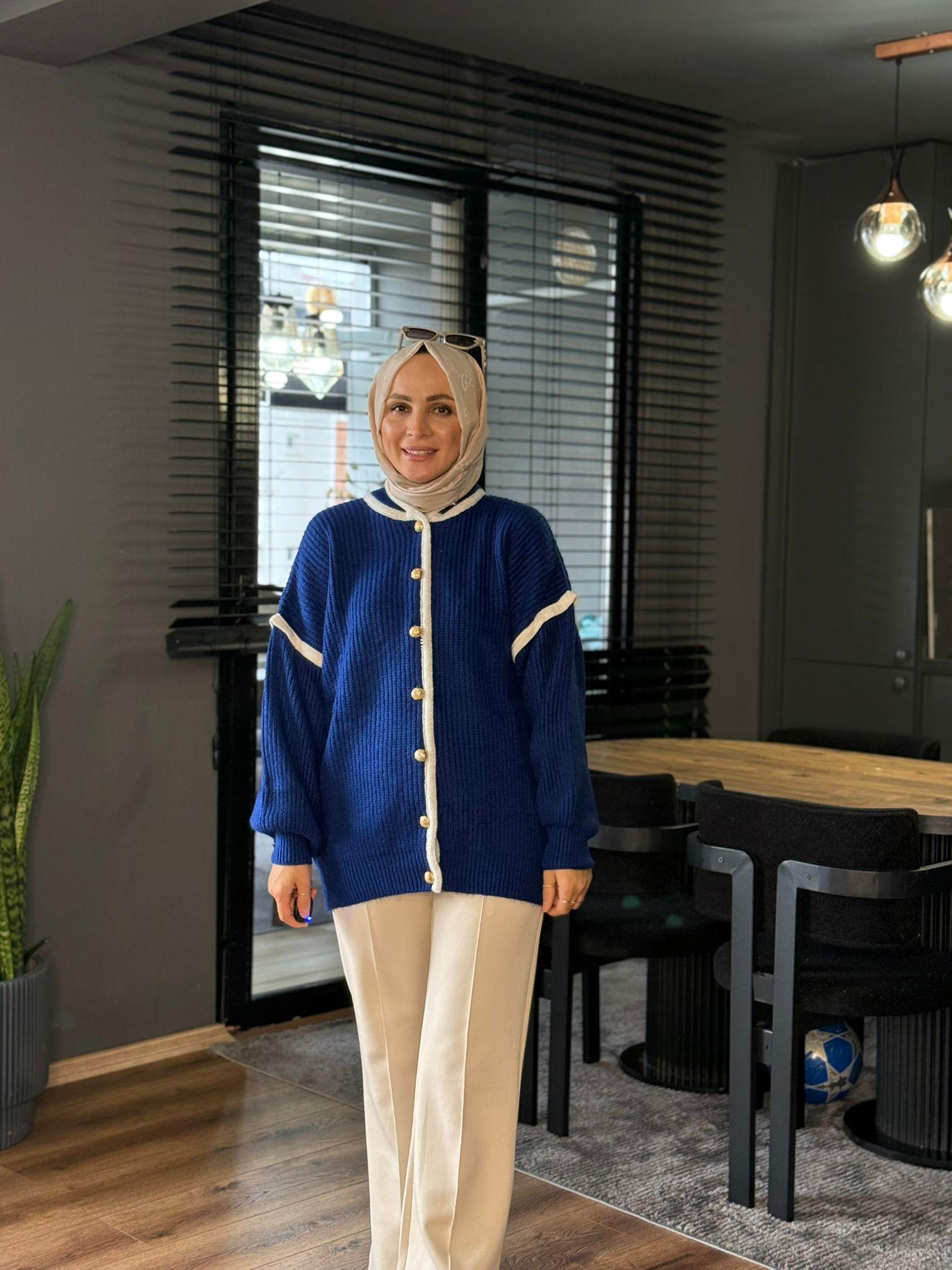 50530 GUZMANİA HIRKA SAKS MAVİ 