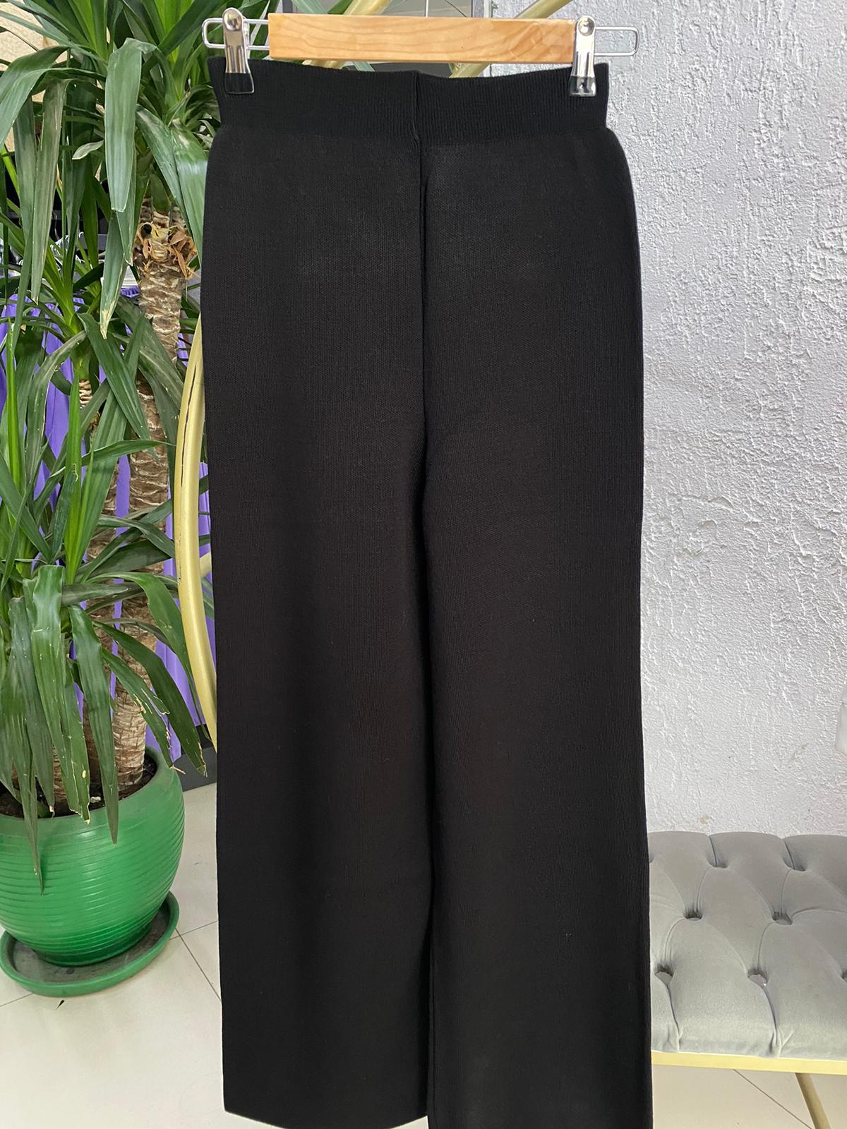 5428 TRİKO PANTOLON SİYAH