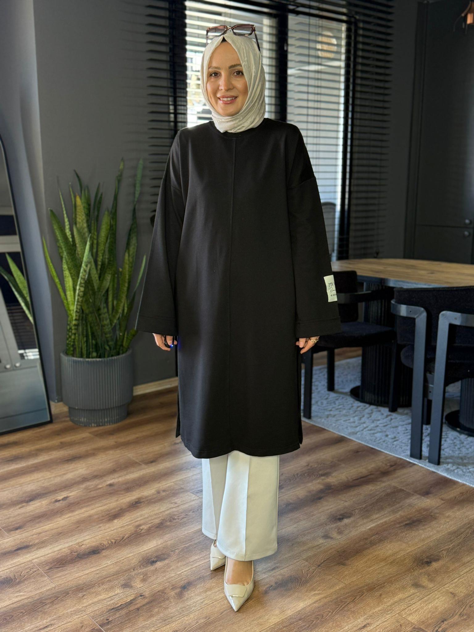 6059 ARA BOY TUNİK SİYAH 