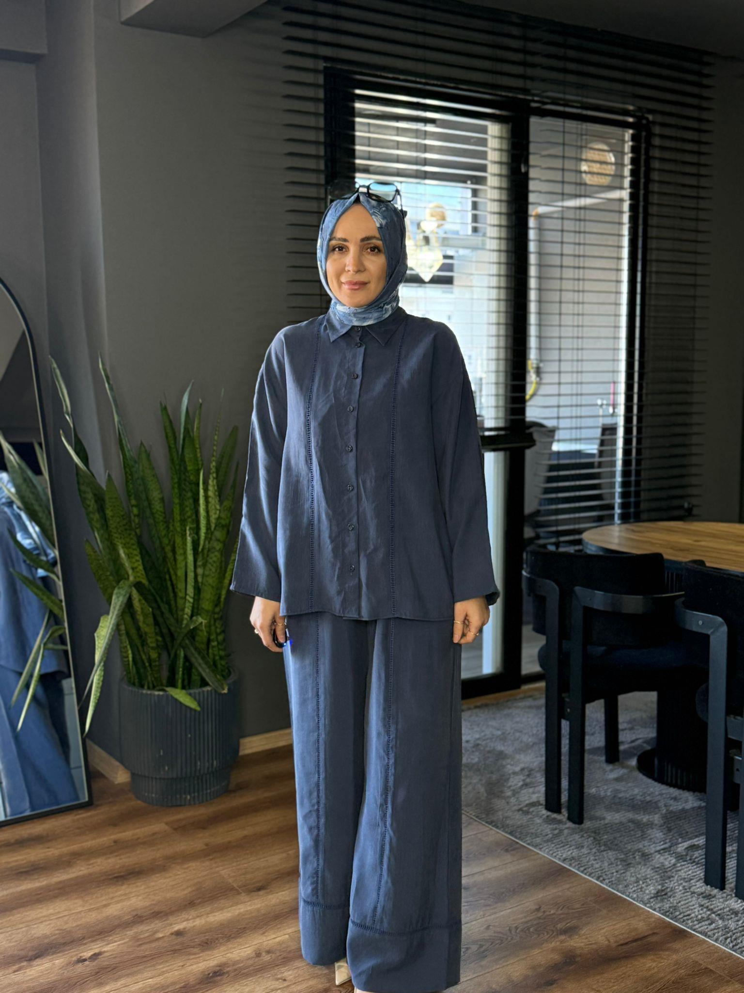 6231 BEGONVİL TAKIM LACİVERT  