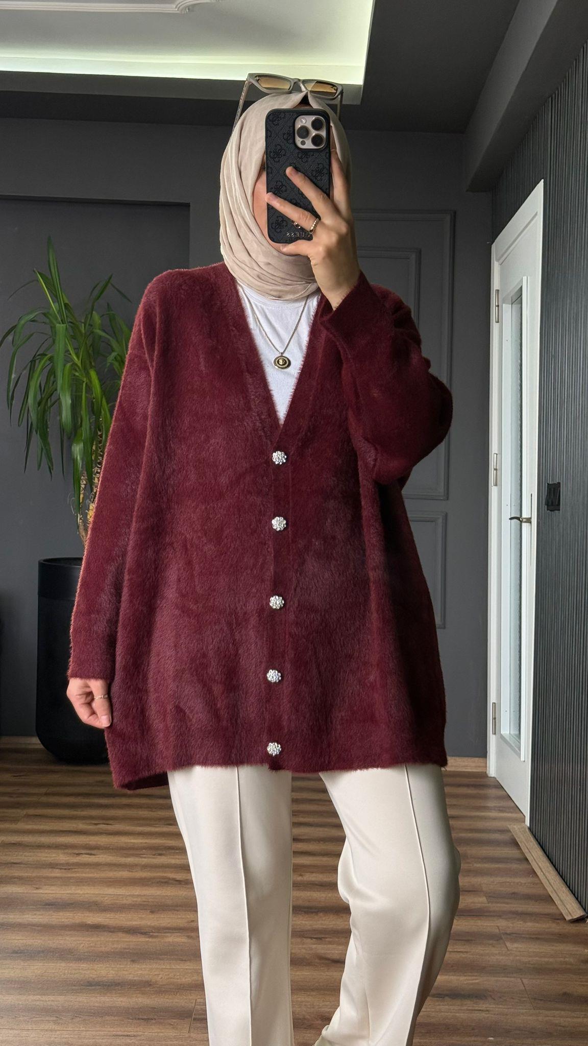 80259 ANGORA HIRKA BORDO 