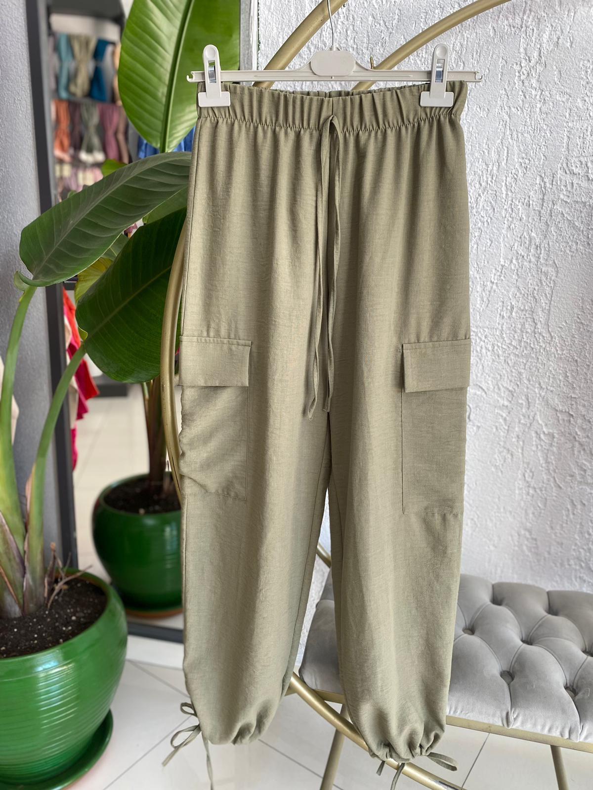 MYAS - YEŞİL KARGO PANTOLON