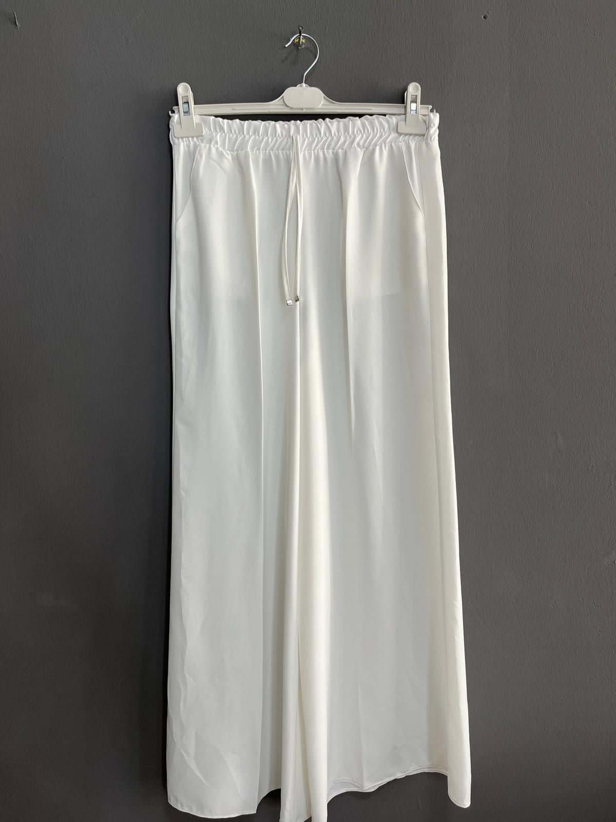 0339 KREP KUMAŞ PANTOLON BEYAZ 