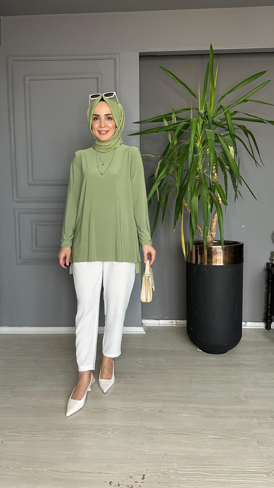 1267 SANDY TUNİK MİNT YEŞİL 2