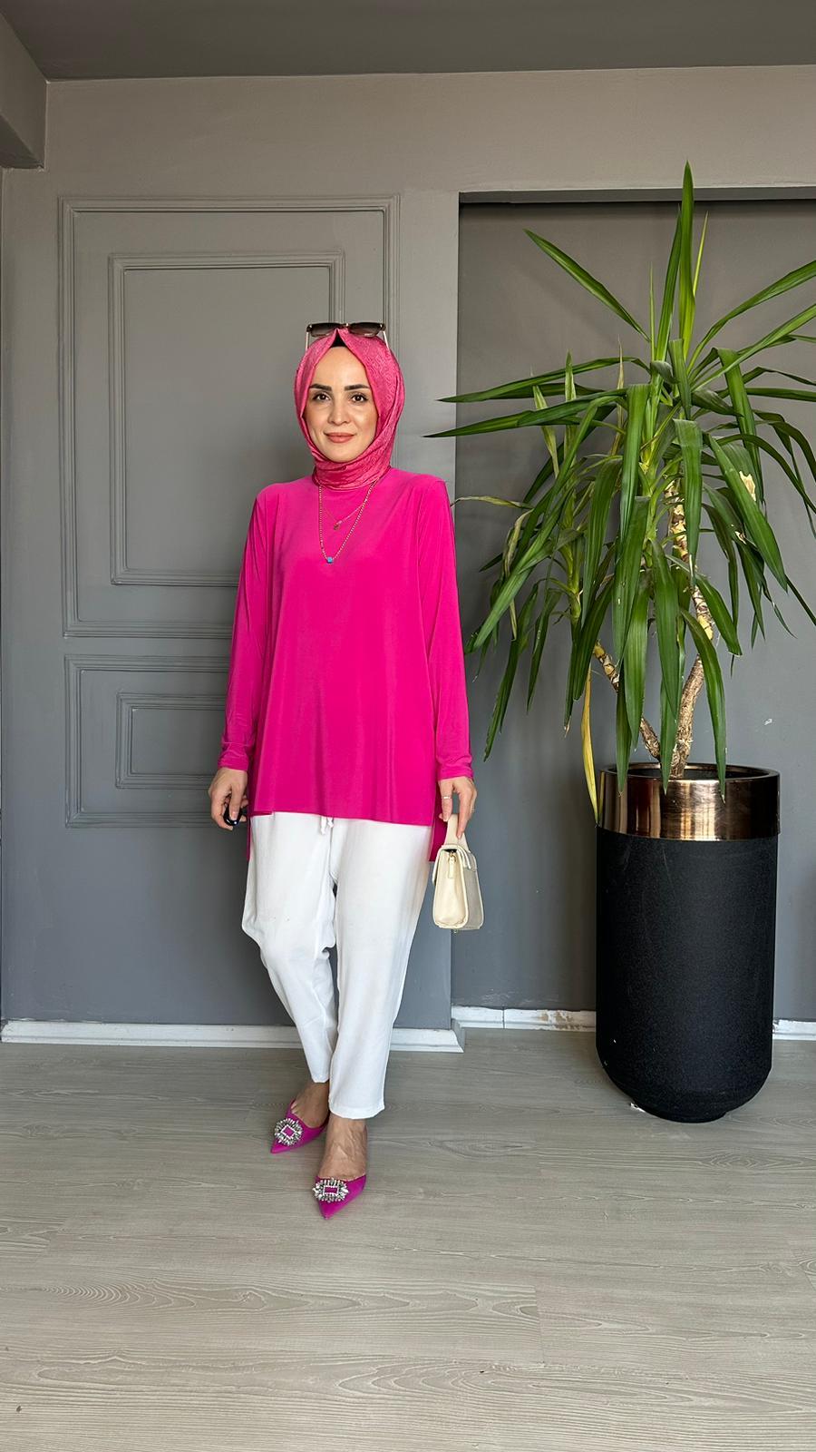 1267 SANDY TUNİK PEMBE 