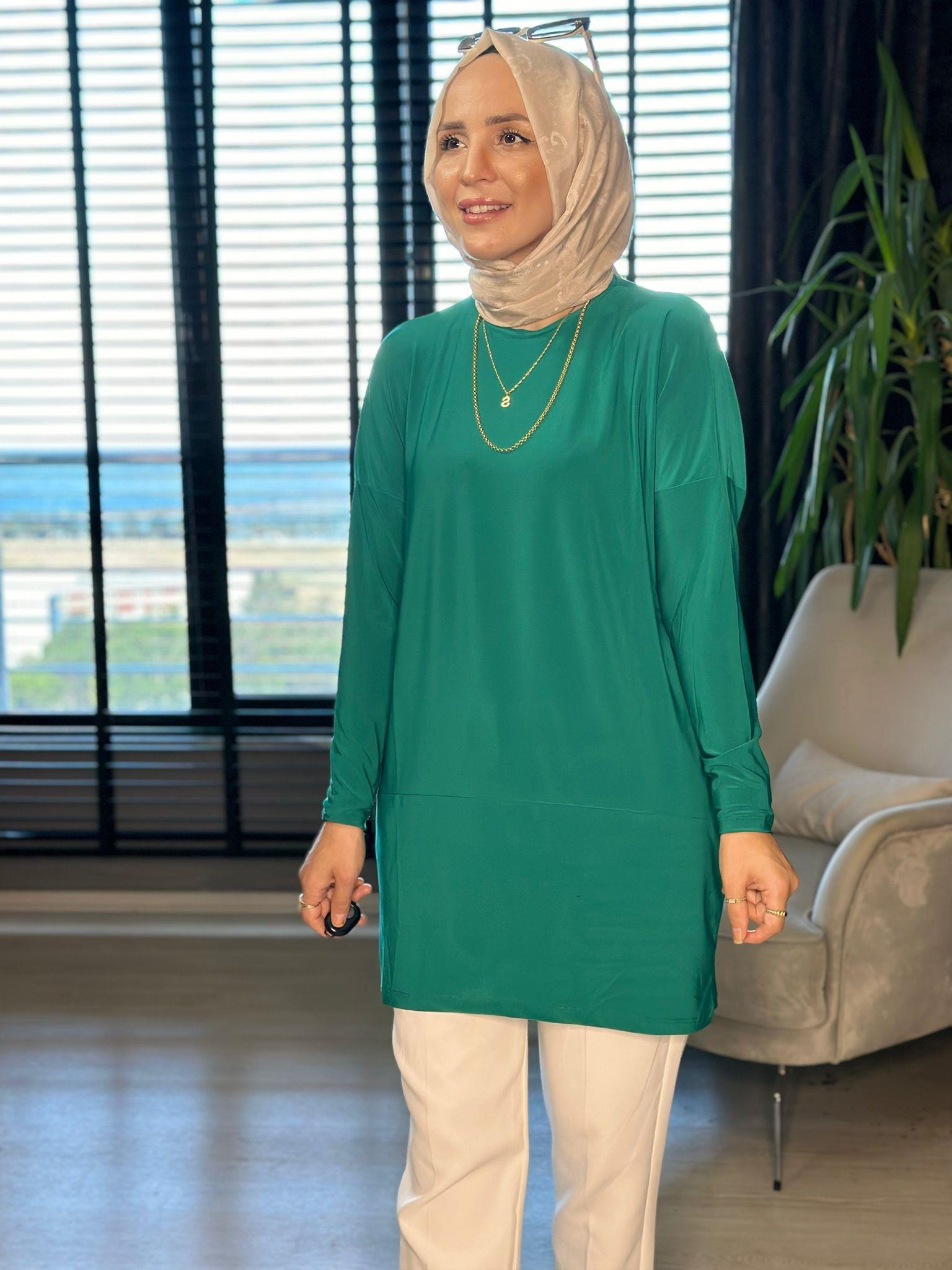 1280 SUNDY TUNİK ZÜMRÜT YEŞİL