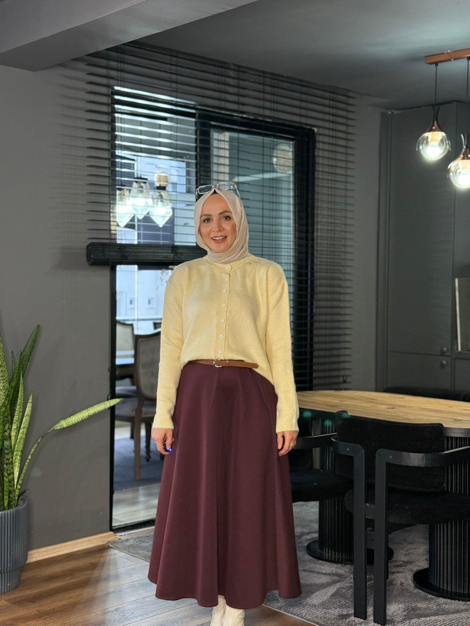 1432 TRİKO HIRKA SARI 