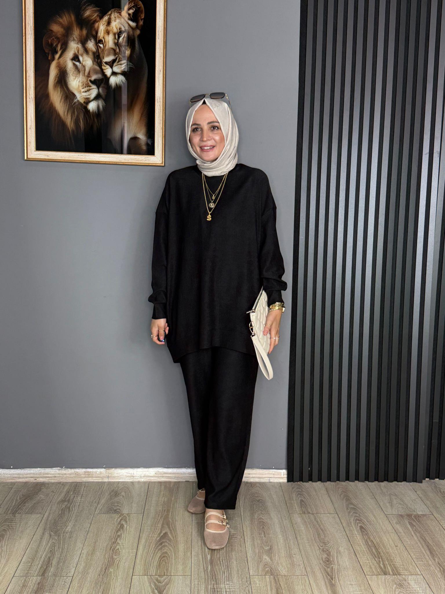 1735 ALYA TAKIM SİYAH 