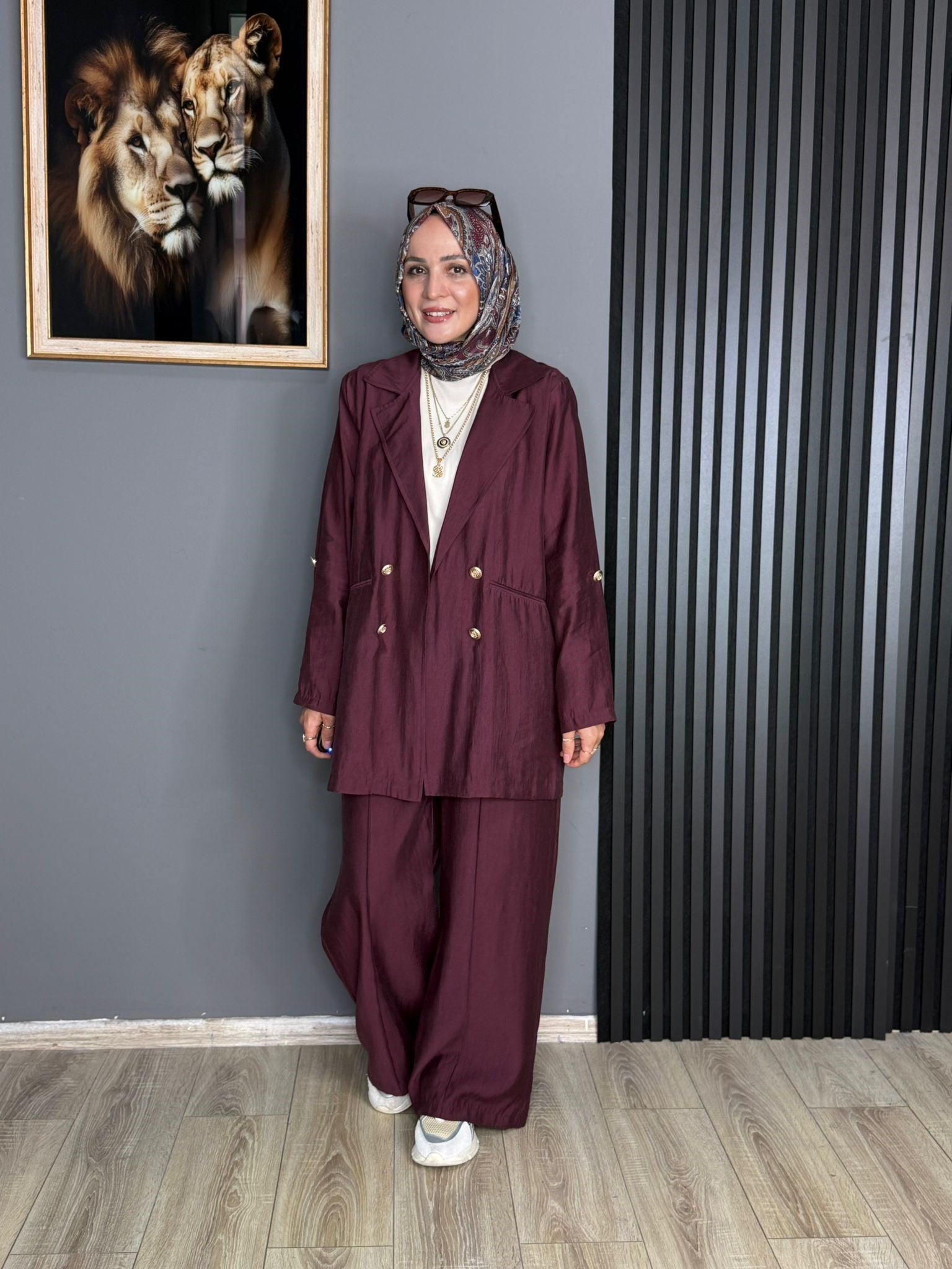 2062 GOLD DÜĞME DETAY  CEPLİ TAKIM MÜRDÜM 