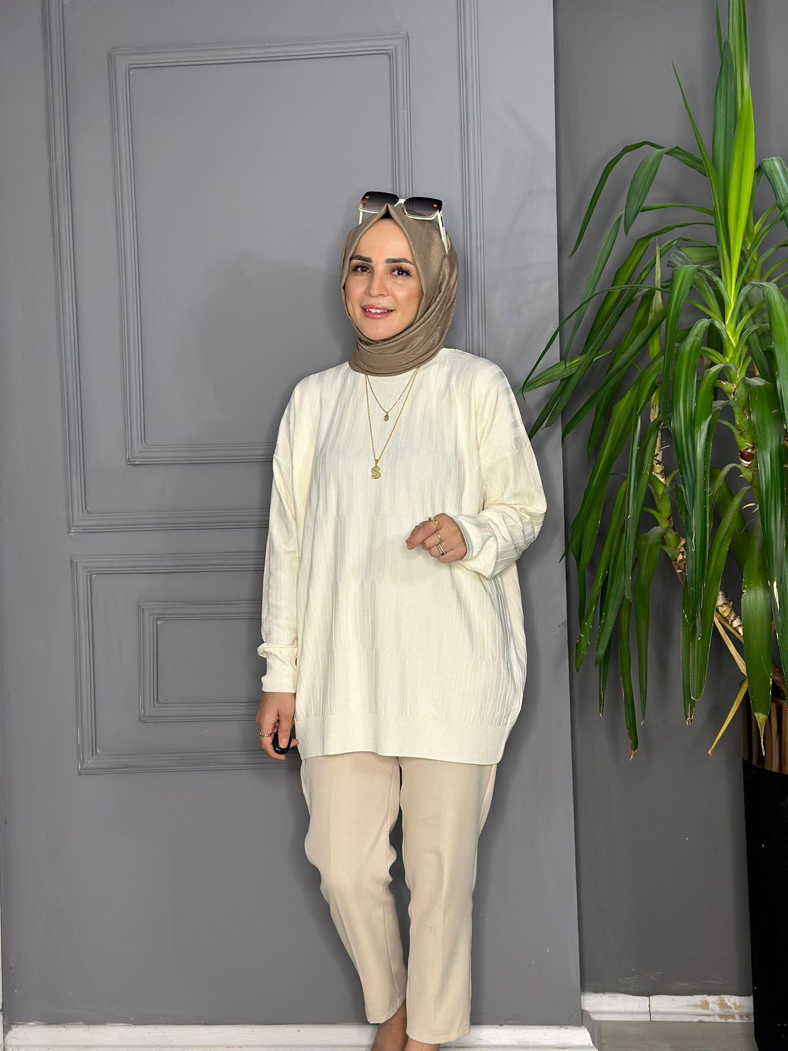 23724 MERSERİZE TRİKO BEJ