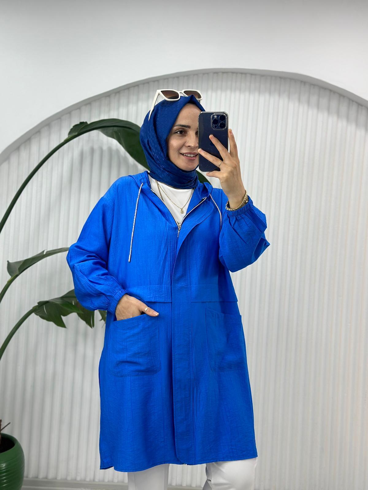 24195 UZUN KAP MAVİ