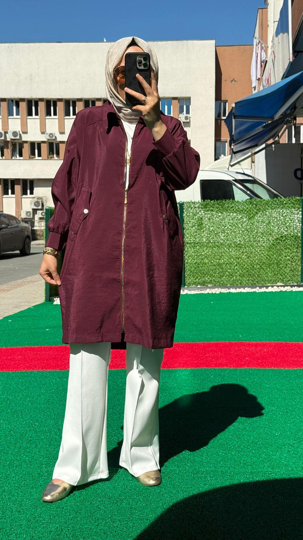 24235 MİDİ BOY KAP BORDO 