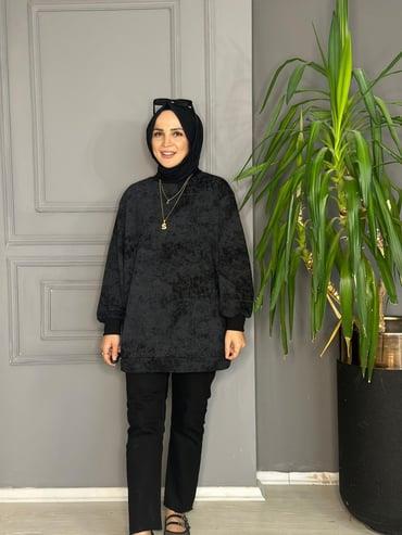24256 İNDİRİM SWEAT SİYAH 