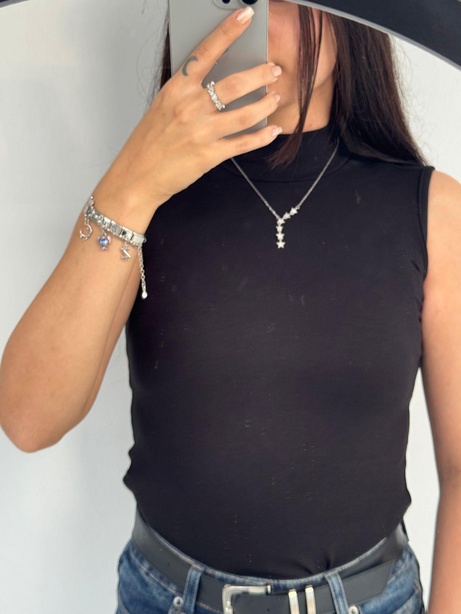 24373 BOĞAZLI SIFIR KOL BODY SİYAH