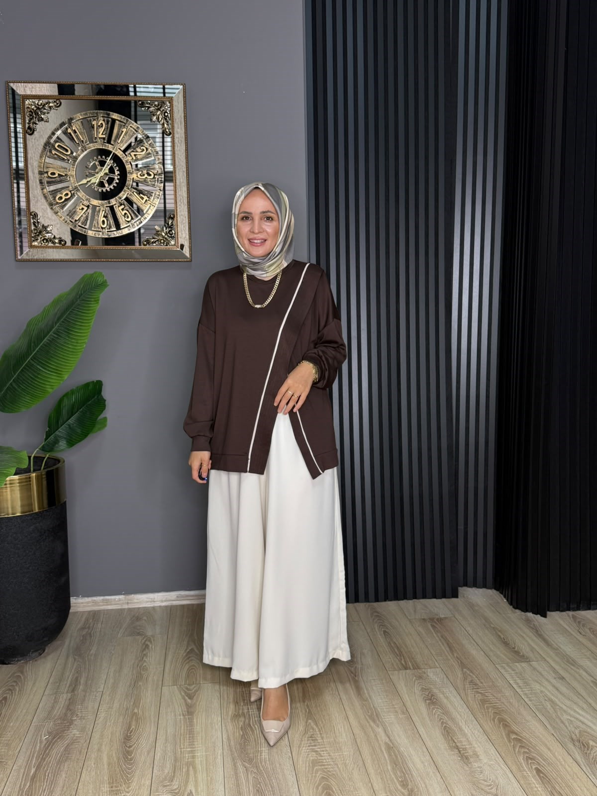 24455 DORA TUNİK KAHVERENGİ 