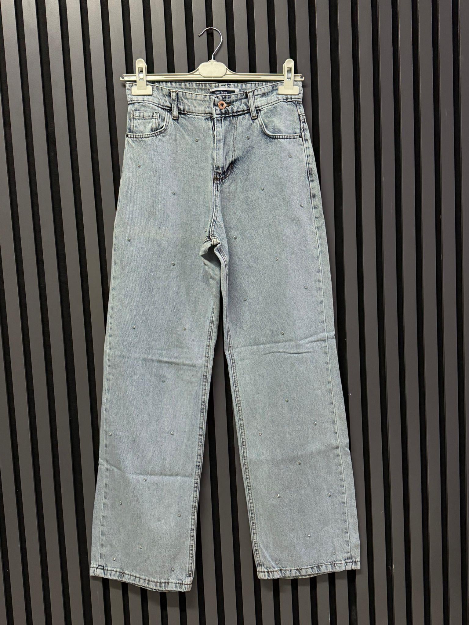 2500 TAŞ DETAYLI MOM JEAN 