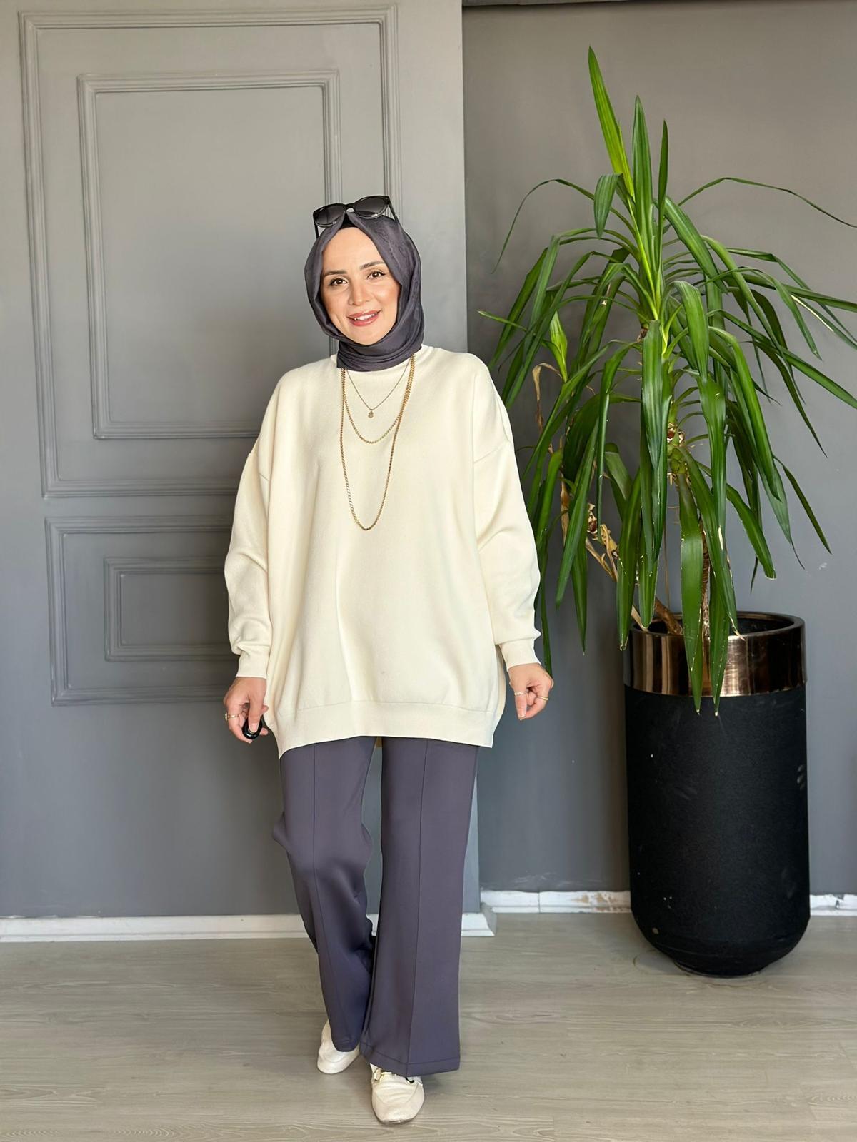 26015 SCUBA İSPANYOL PAÇA PANTOLON ANTRASİT GRİ L-XL 