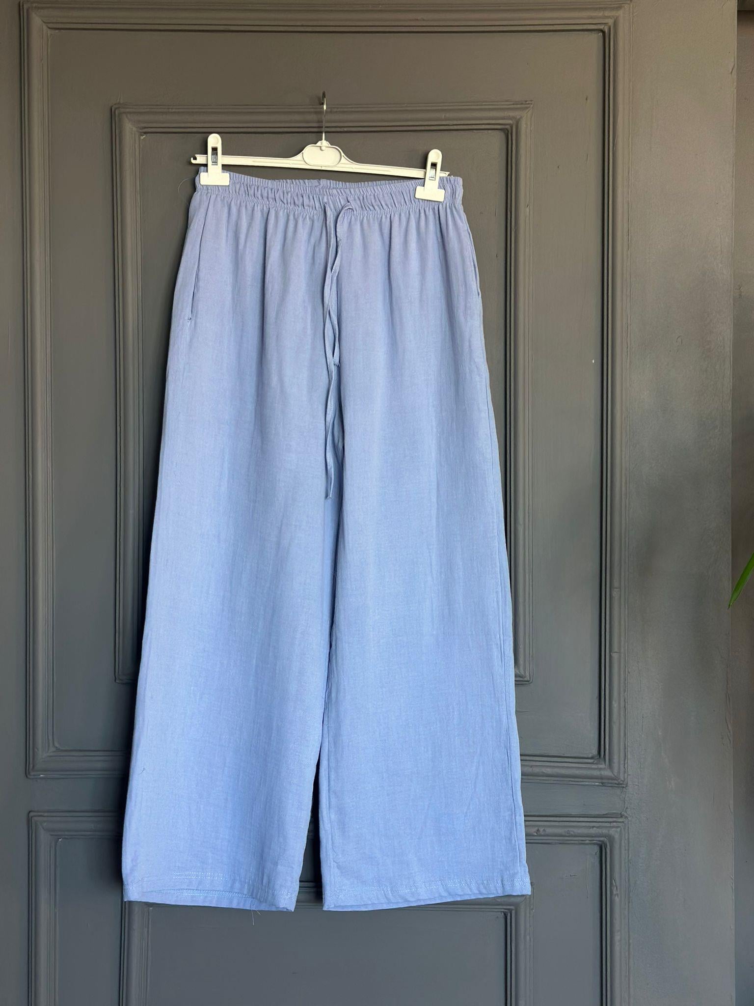 26087 BOL KETEN BEBE MAVİ PANTOLON 