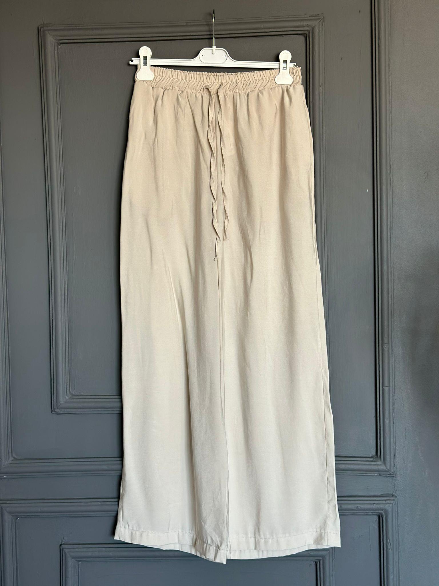 26092 BEJ UÇUŞ PANTOLON 