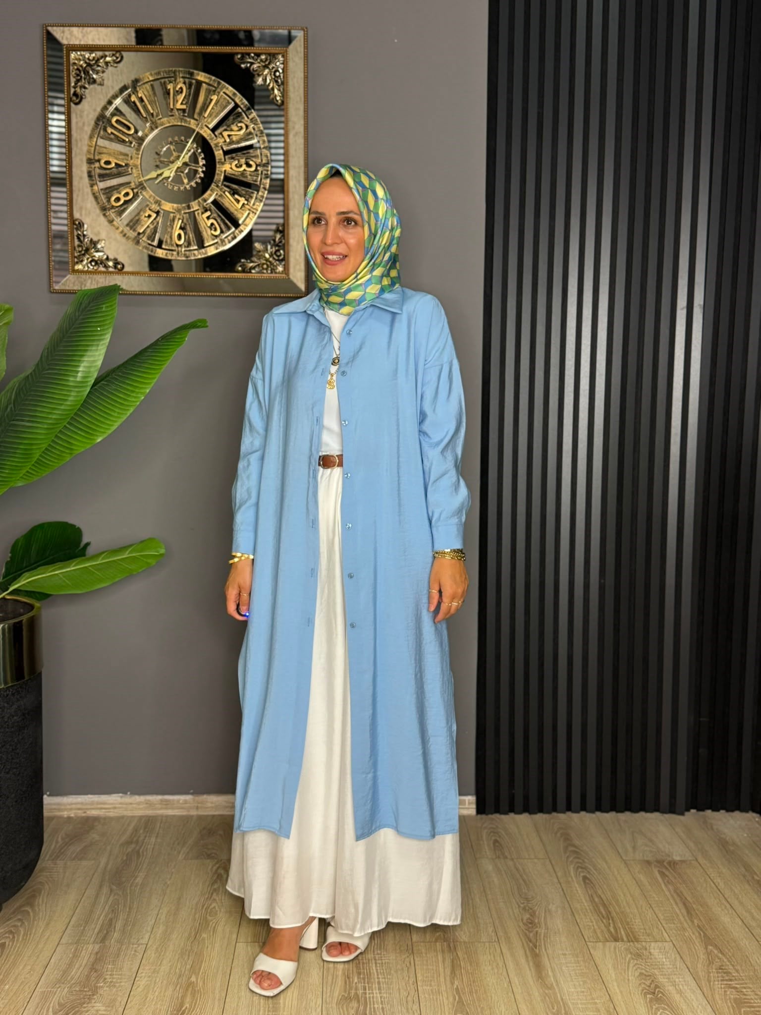 2760 FERACE TUNİK MAVİ 