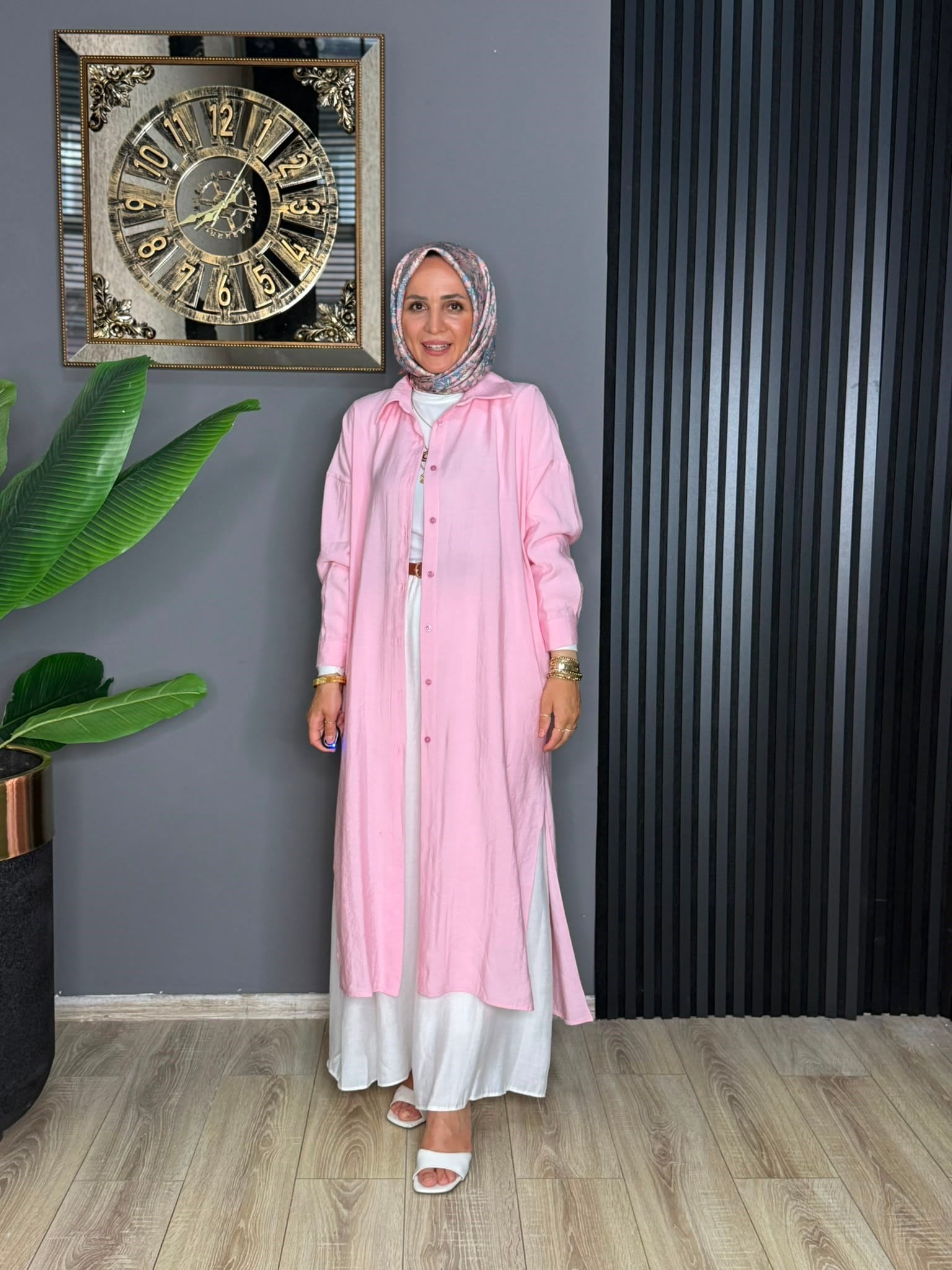 2760 FERACE TUNİK PEMBE