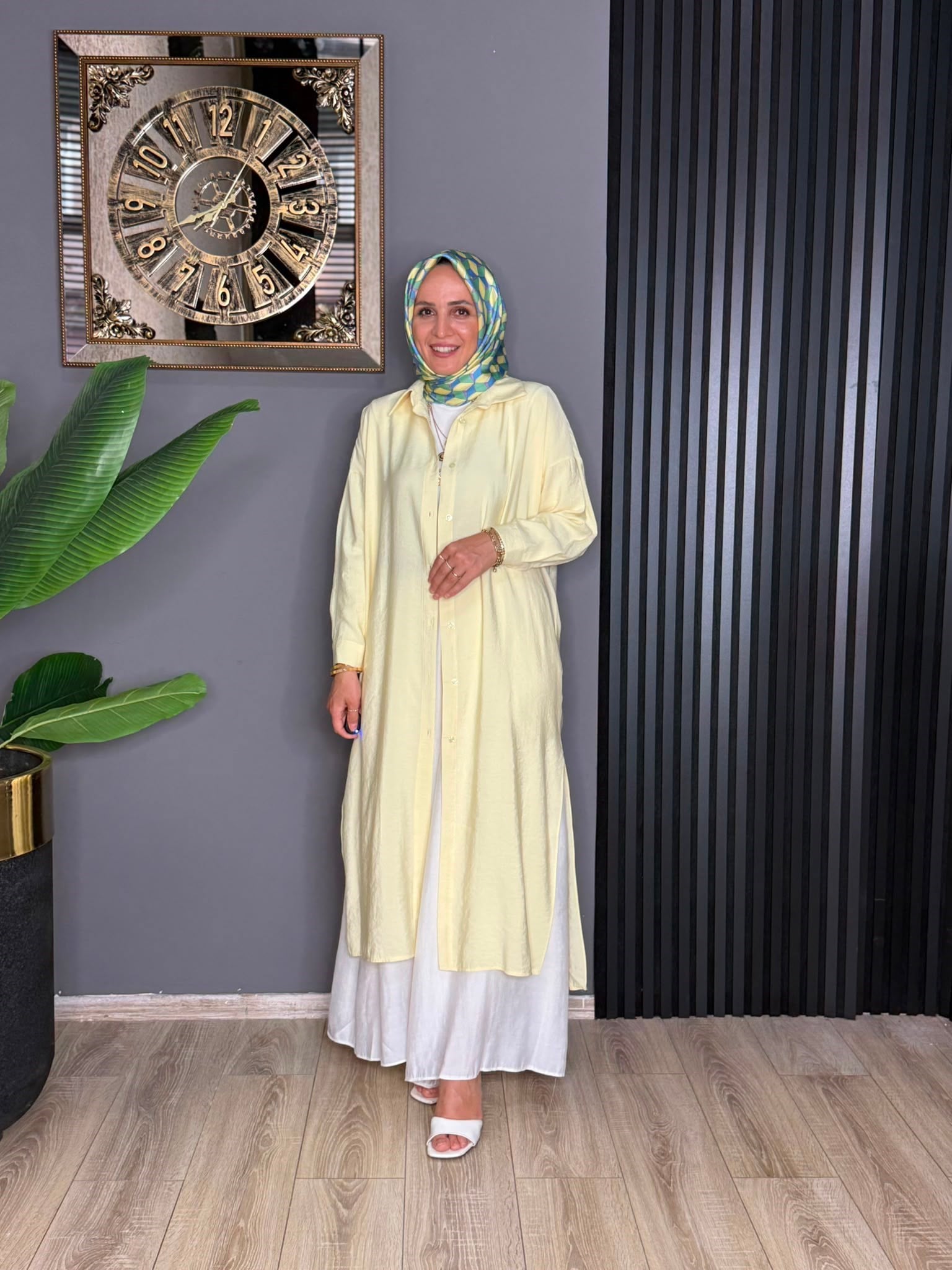 2760 FERACE TUNİK SARI