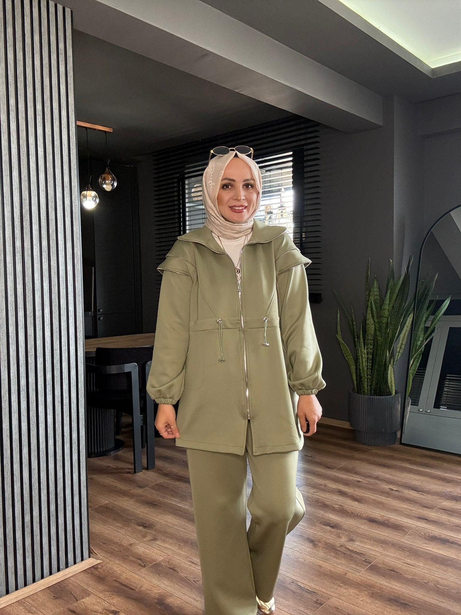 2860 FERMUAR DETAY OYSHO TAKIM MİNT YEŞİLİ 
