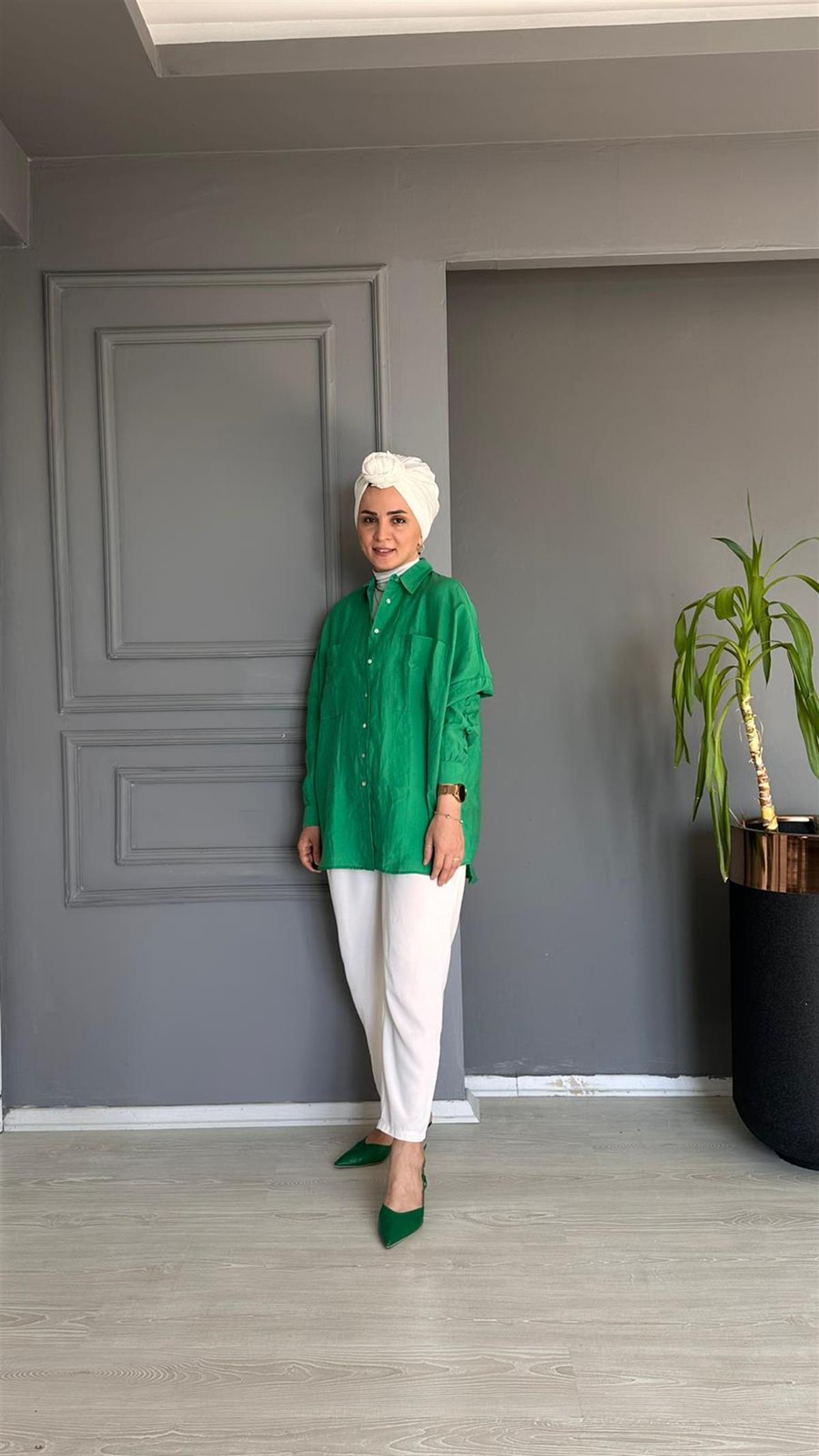 33345 GÖMLEK - YEŞİL 