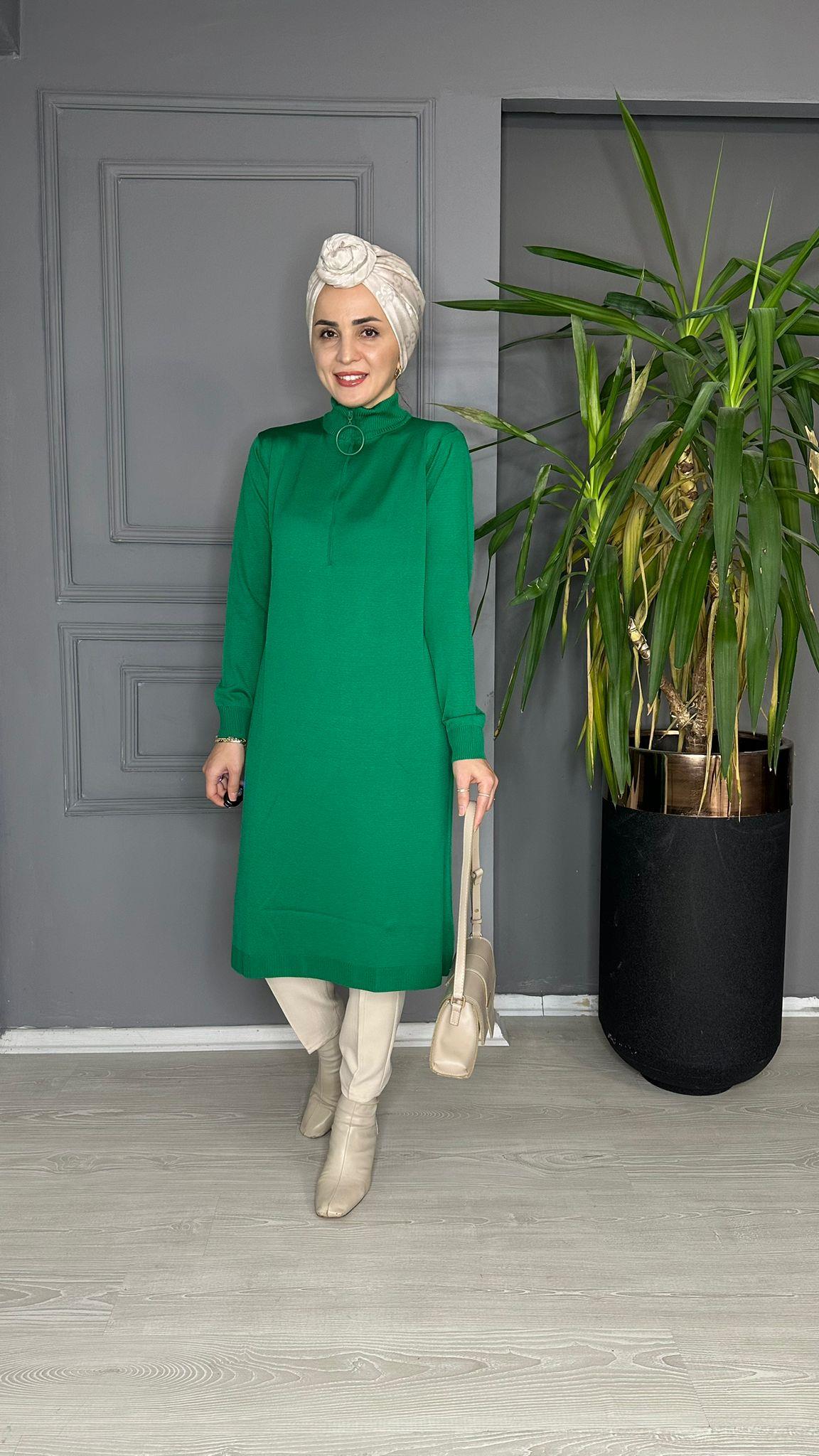 34050 FERMUARLI TRİKO BENETTON YEŞİL 