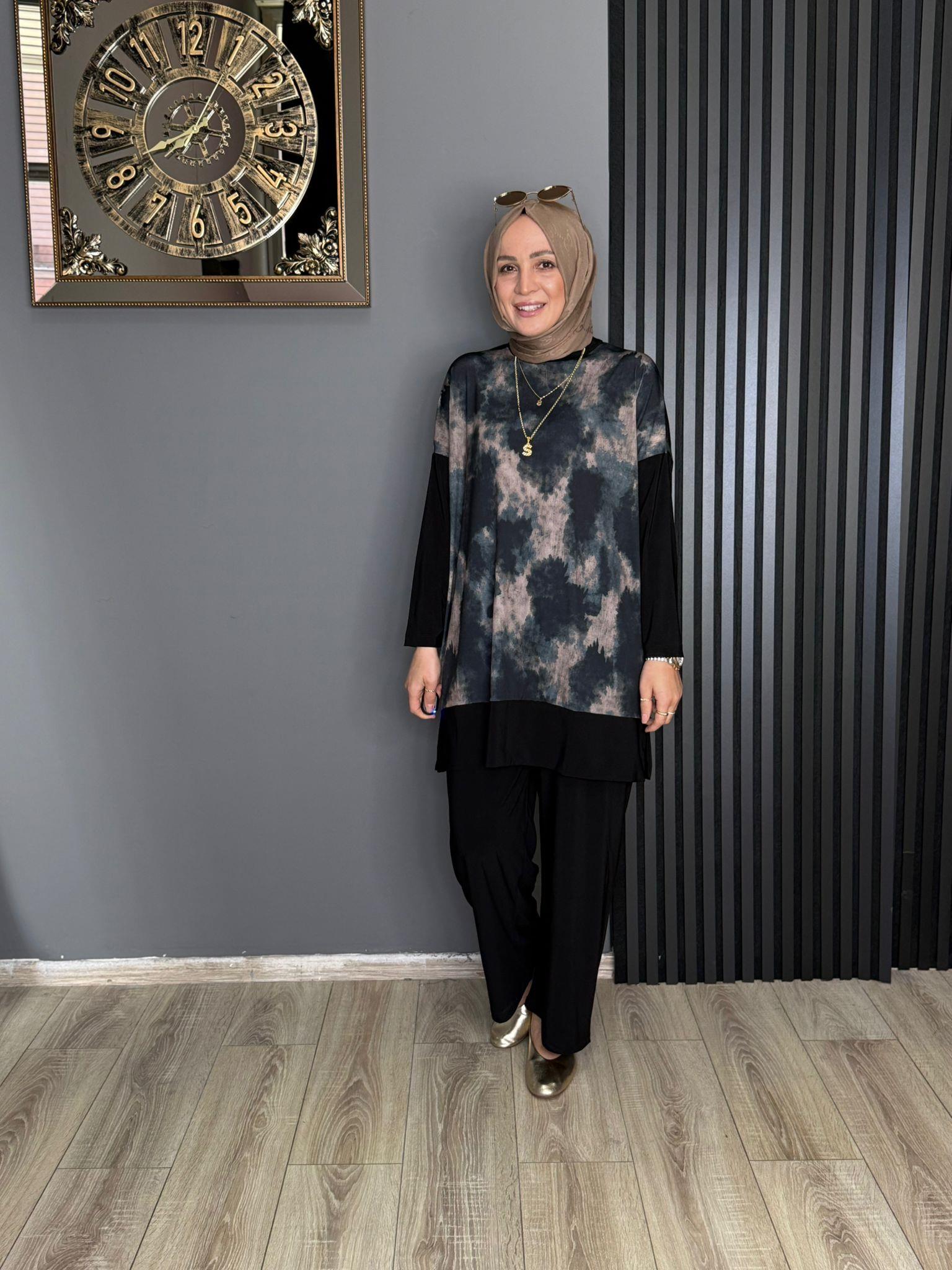 4004 ALACALI TAKIM SİYAH 