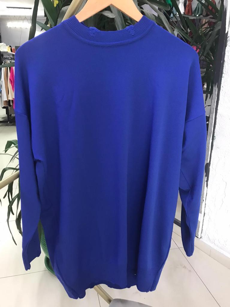 40413 SAKS MAVİ MERSERİZE TRİKO