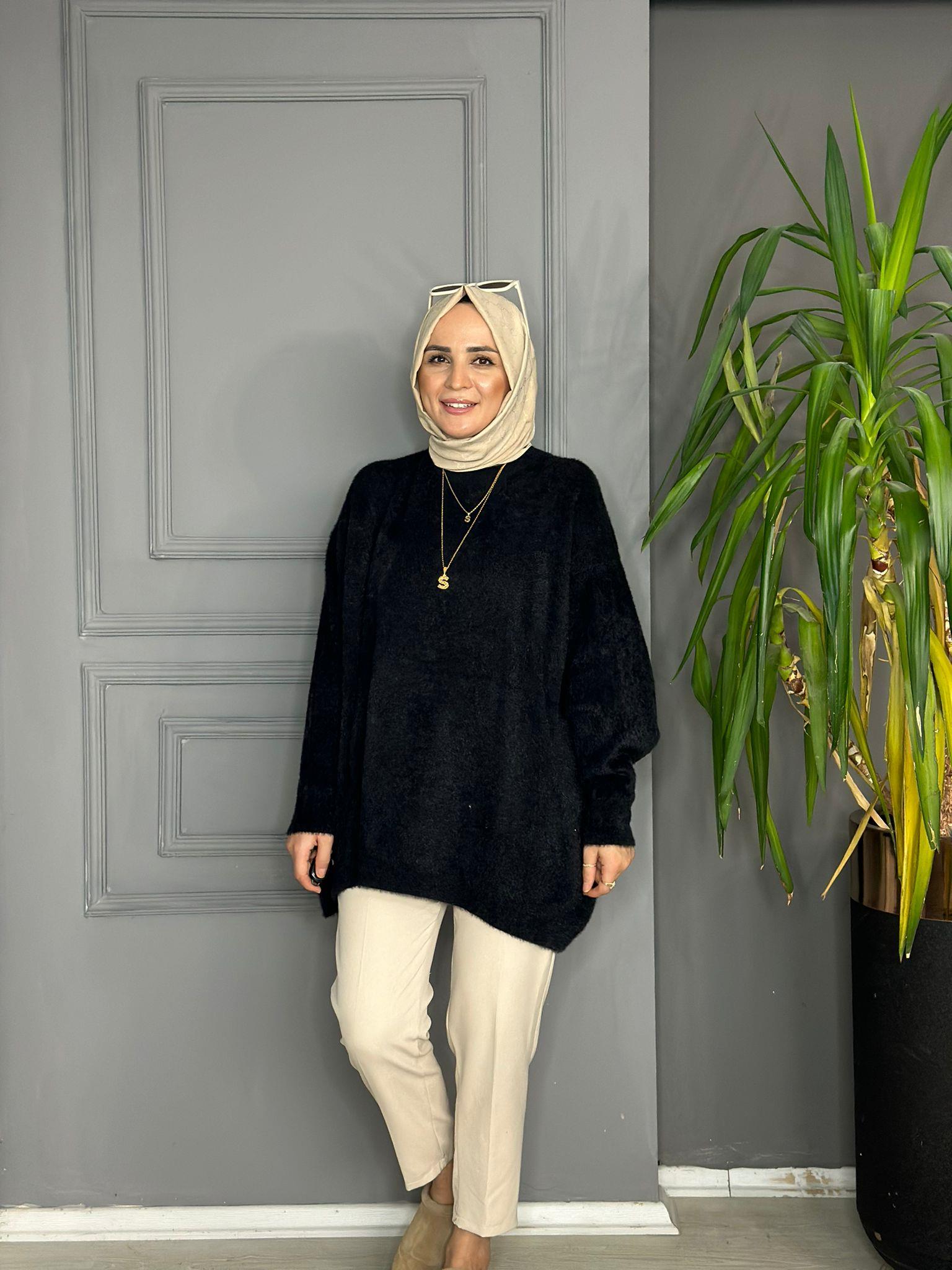 40807 SALAŞ MASSİ MODEL KAZAK SİYAH