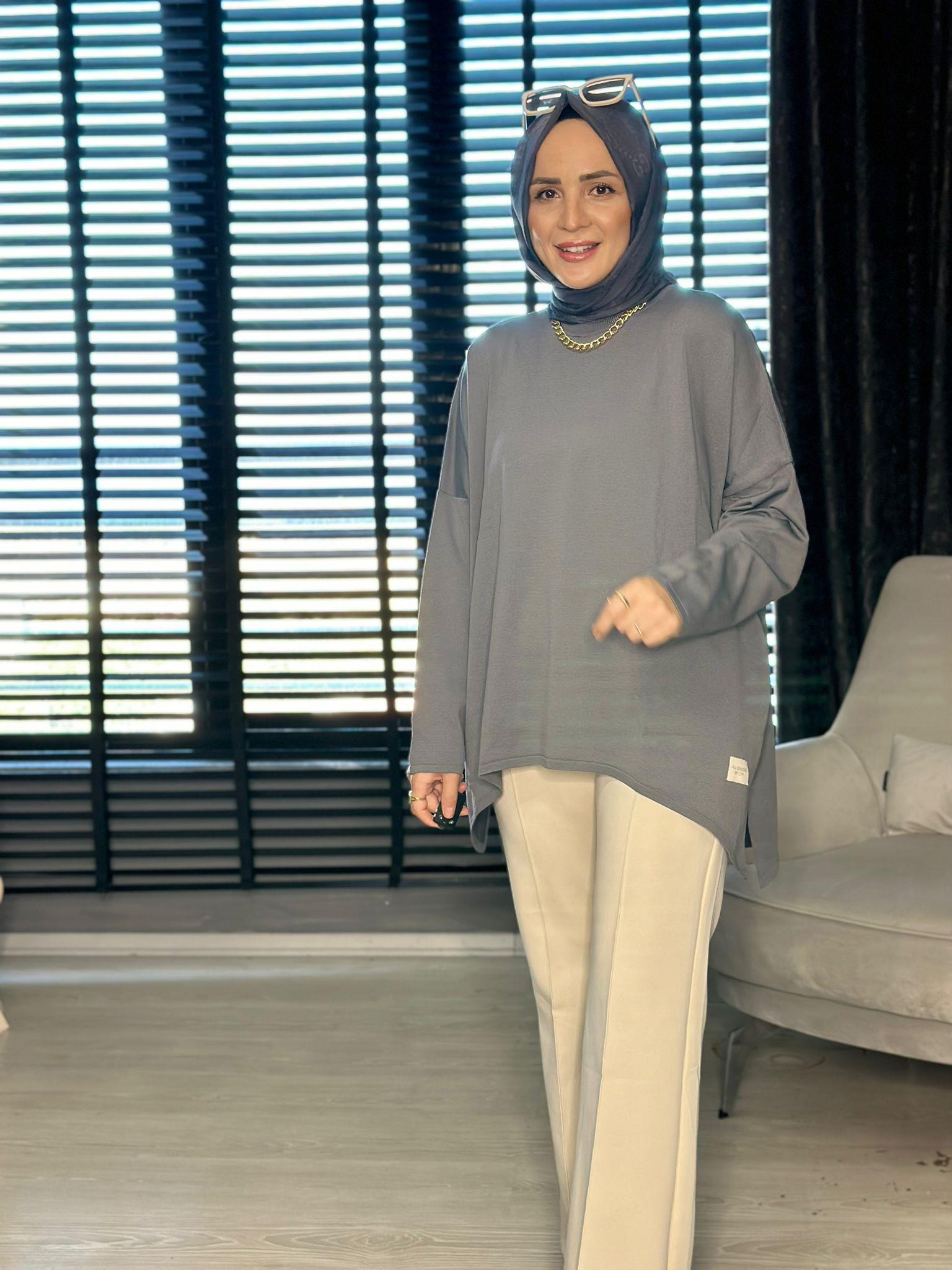 40904  SALAŞ KESİM MERSERİZE TRİKO GRİ