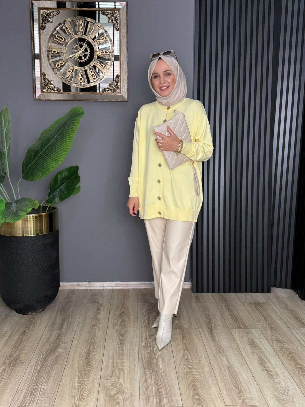 40969 MERSERİZE HIRKA SARI STD 