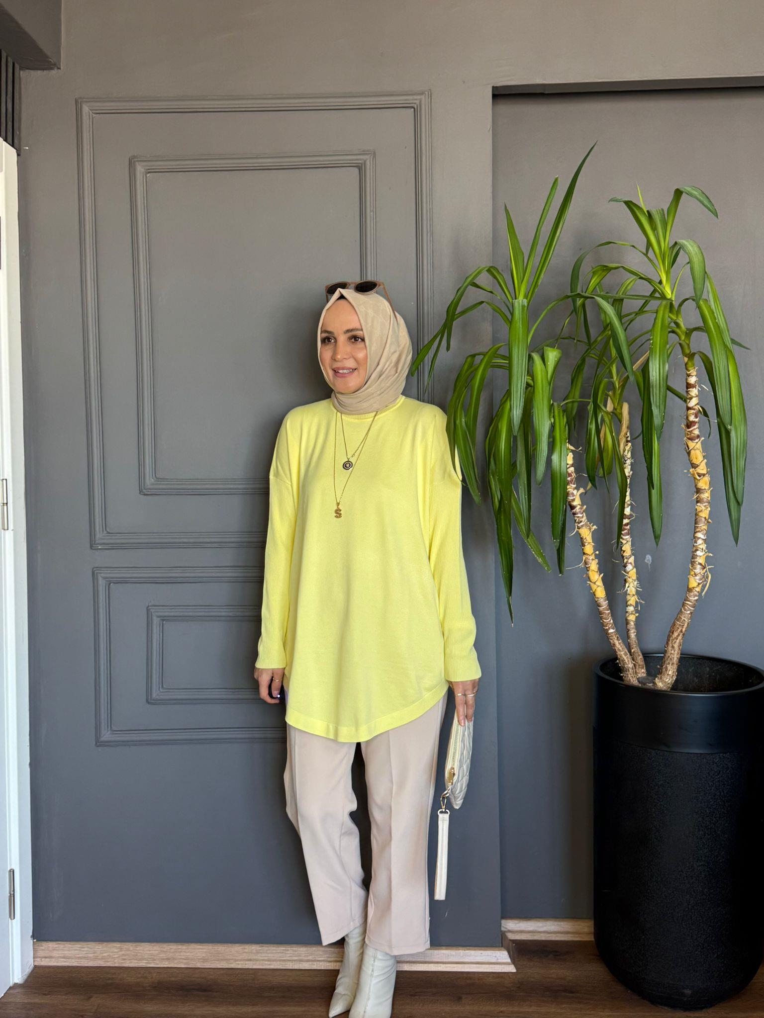 40972 MERSERİZE TRİKO SARI 