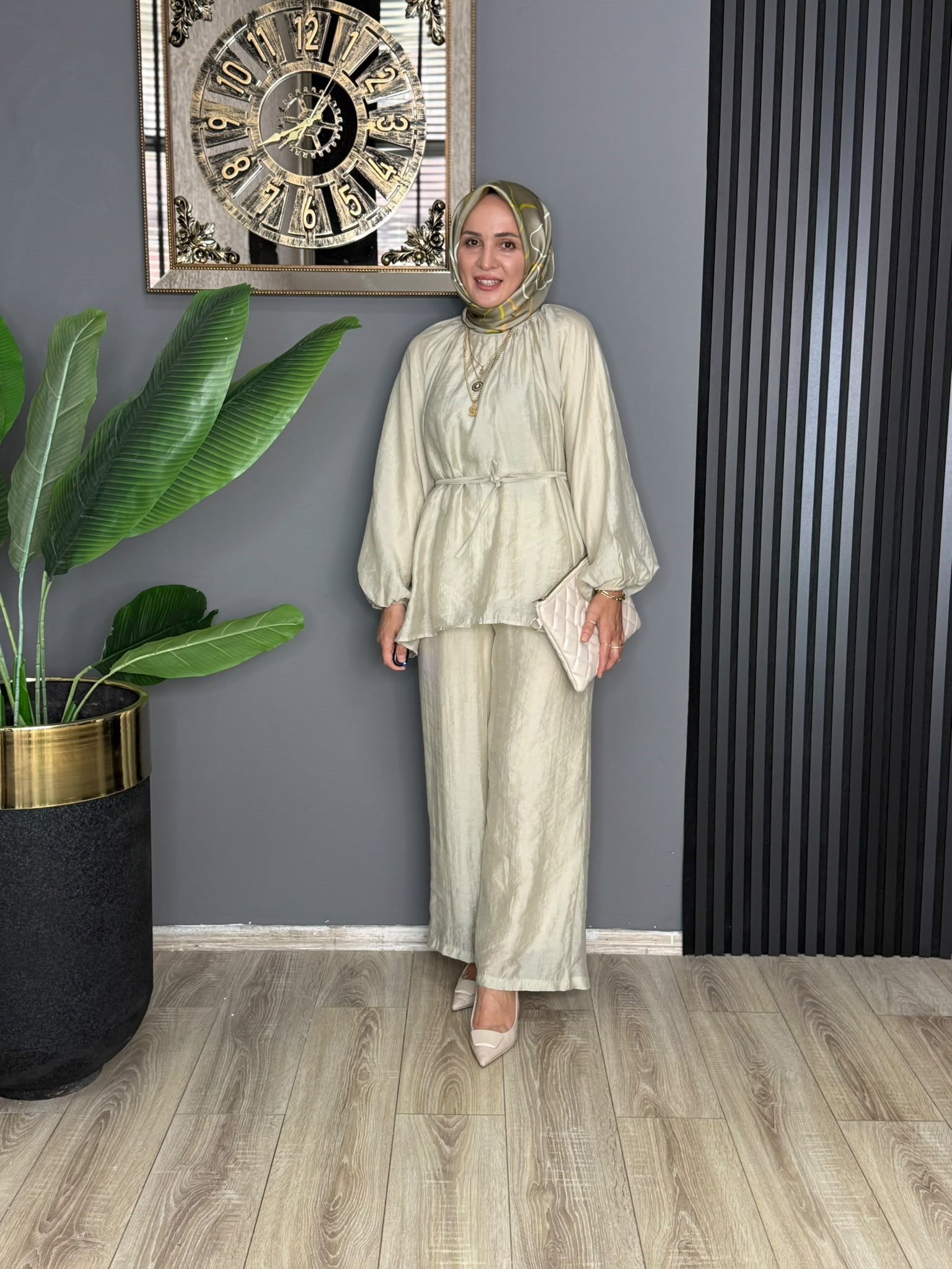 4712 SOFT BLUZ TAKIM YEŞİL 