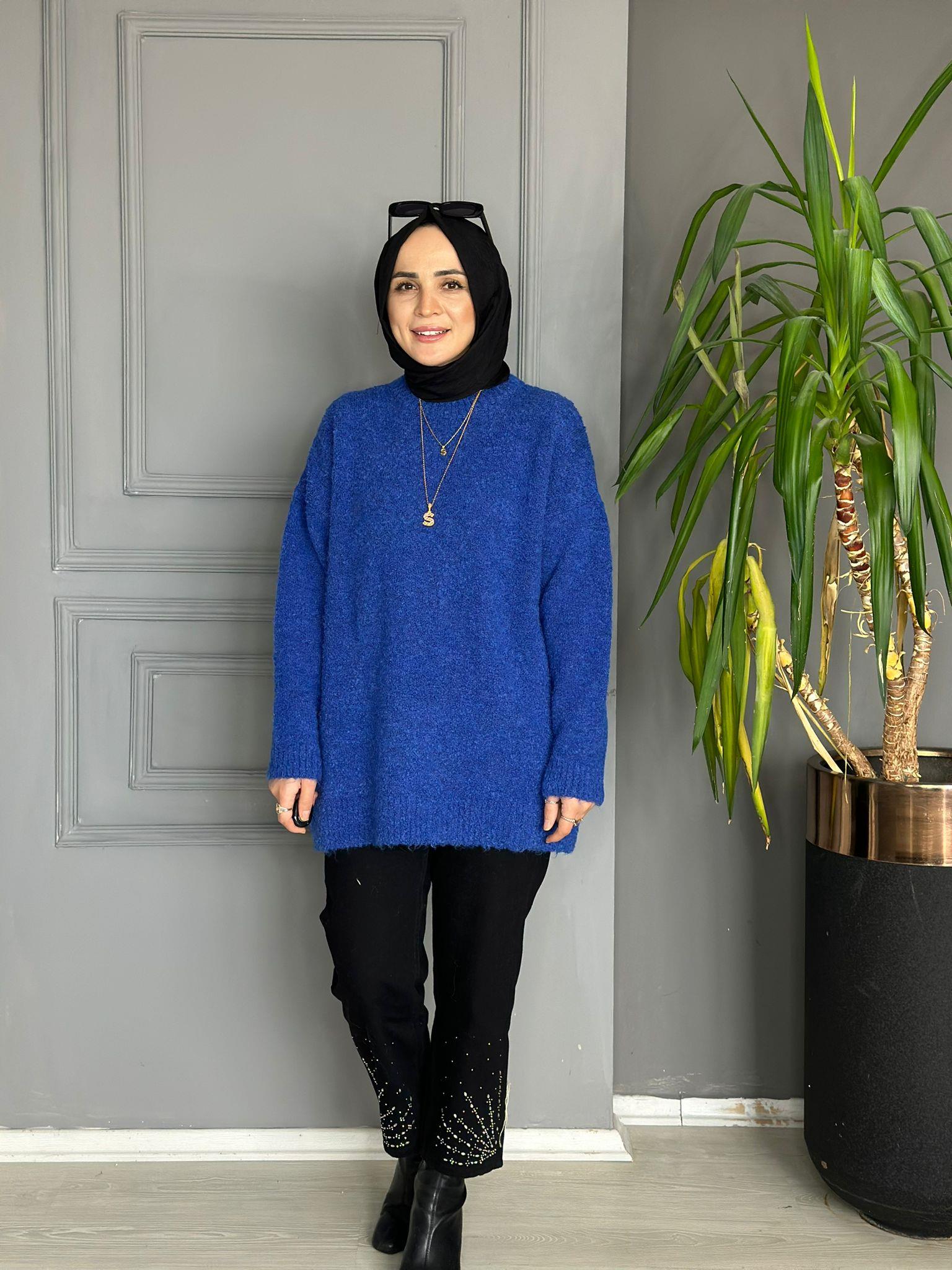 50616 TEDY KAZAK SAKS MAVİ