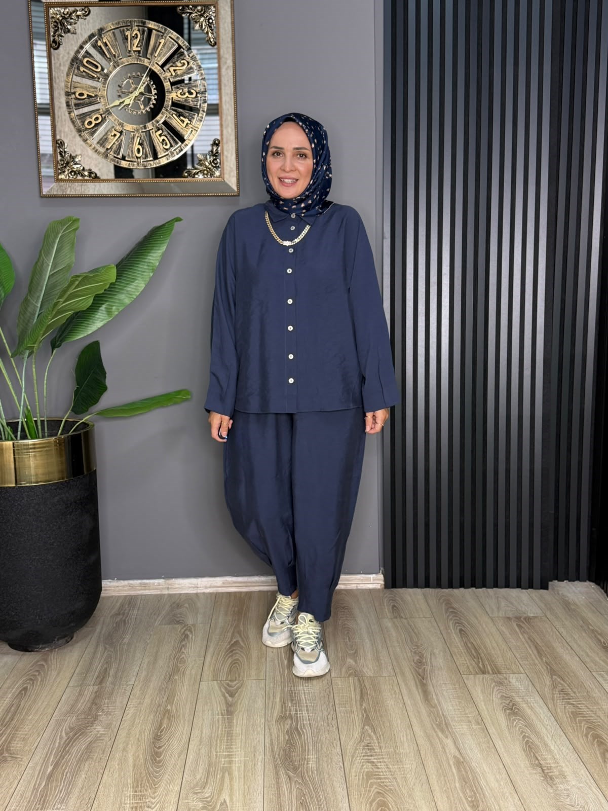 5629 İKİLİ TAKIM LACİVERT 