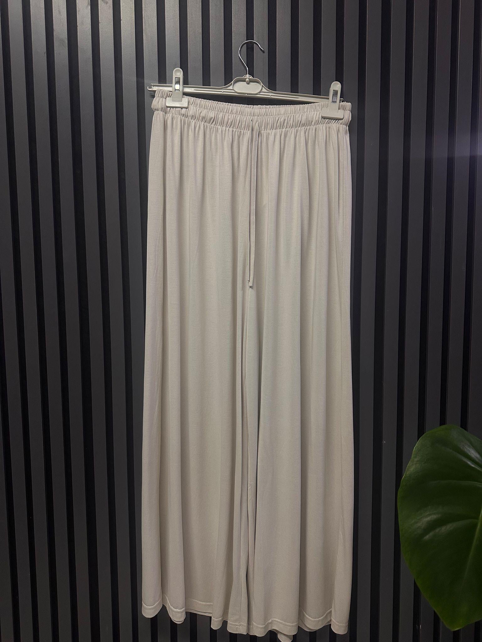 5713 OYSHO ETEK PANTOLON KREM 
