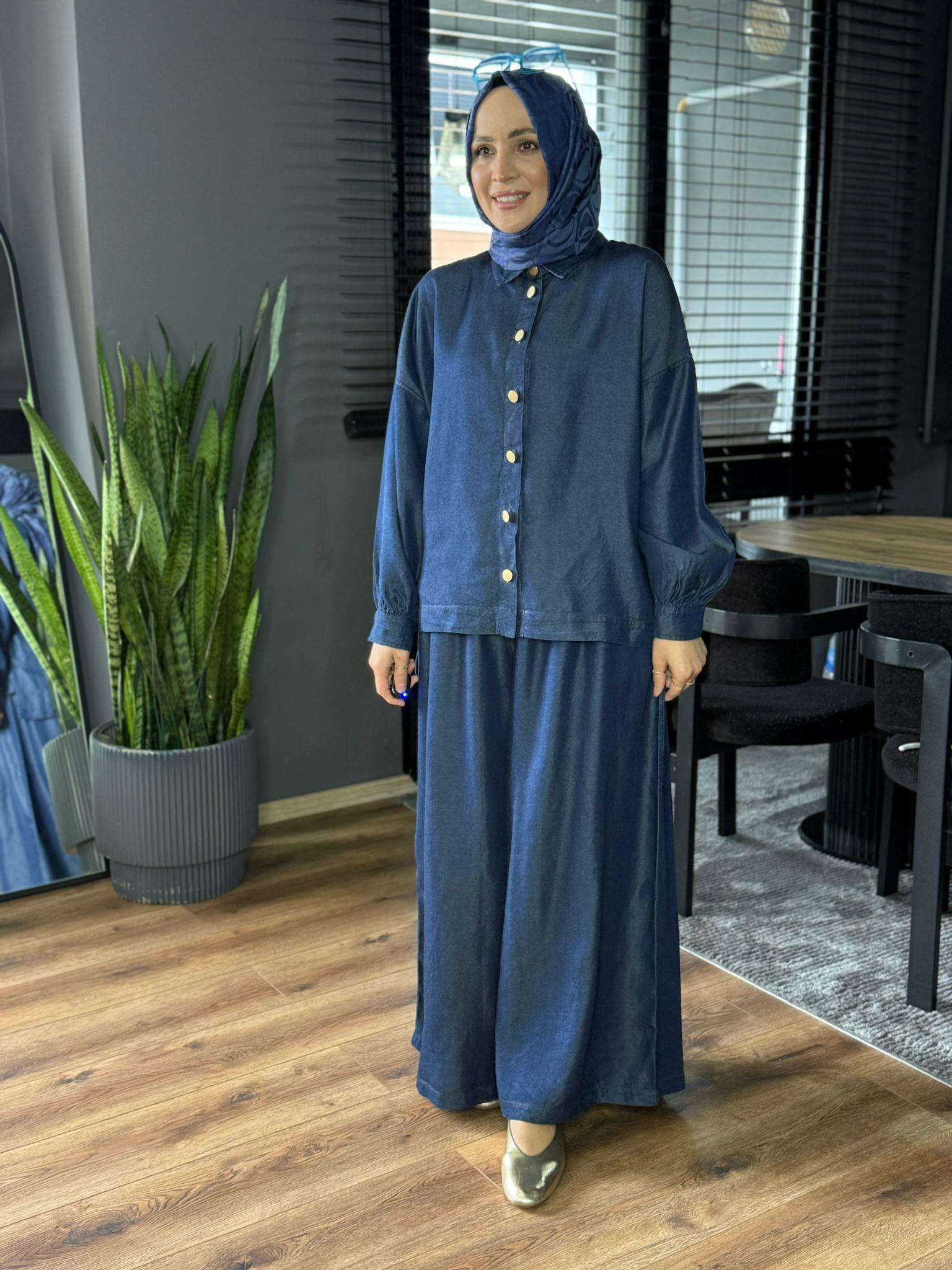 6218 LİNA TAKIM MAVİ 