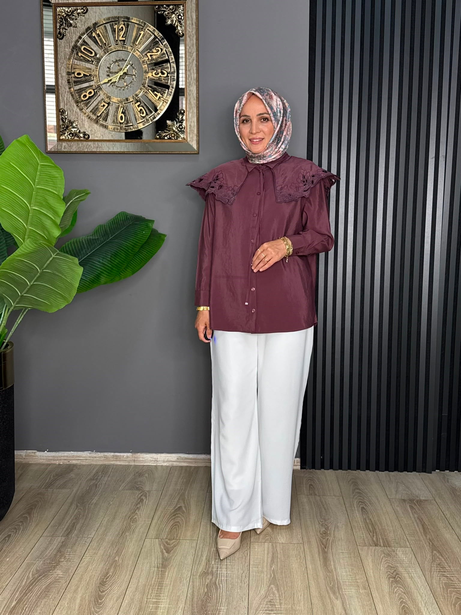 6326 YAKA DETAY GÖMLEK MÜRDÜM