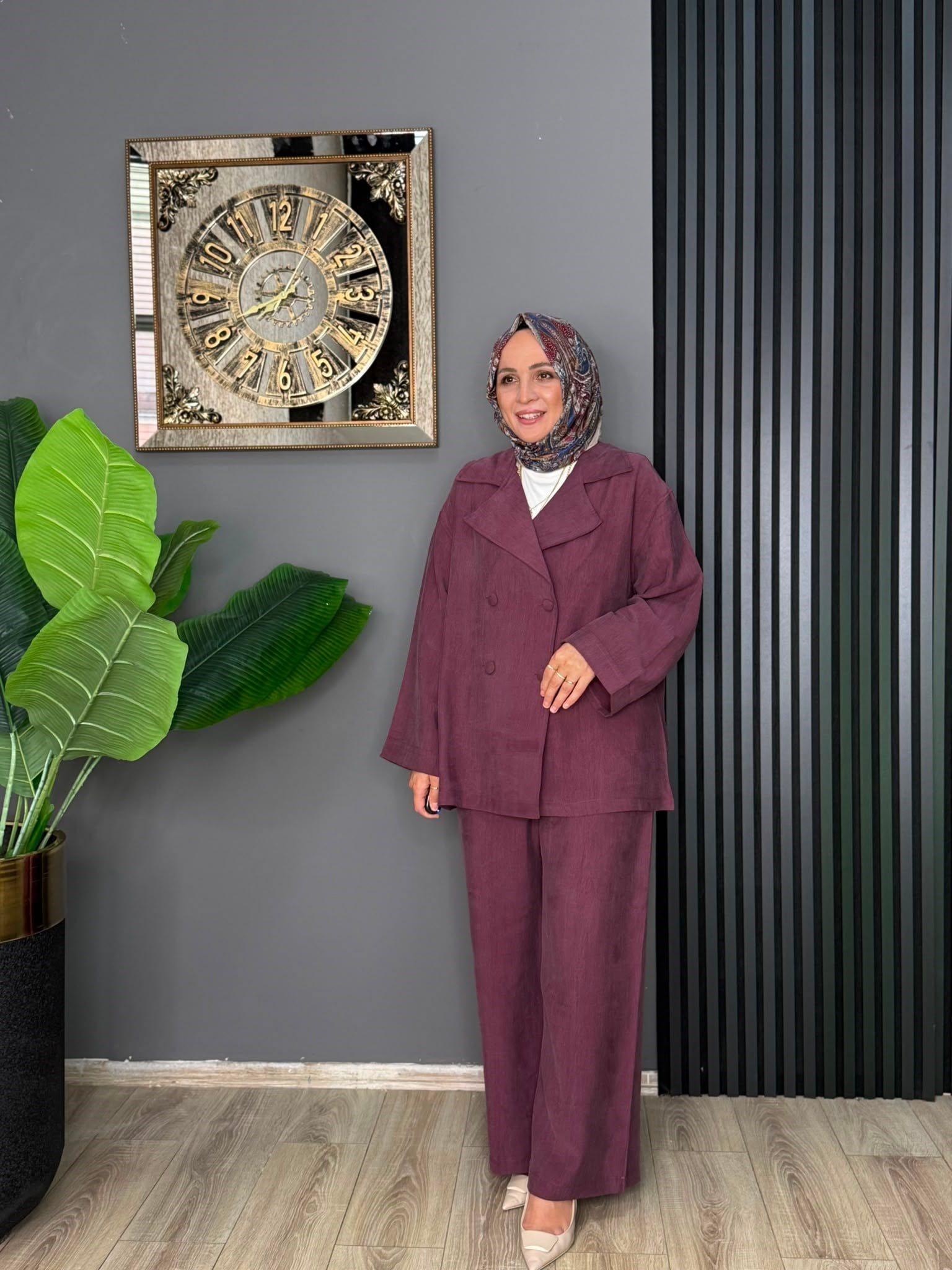 6398 ÇİFT DÜĞMELİ TAKIM MÜRDÜM 