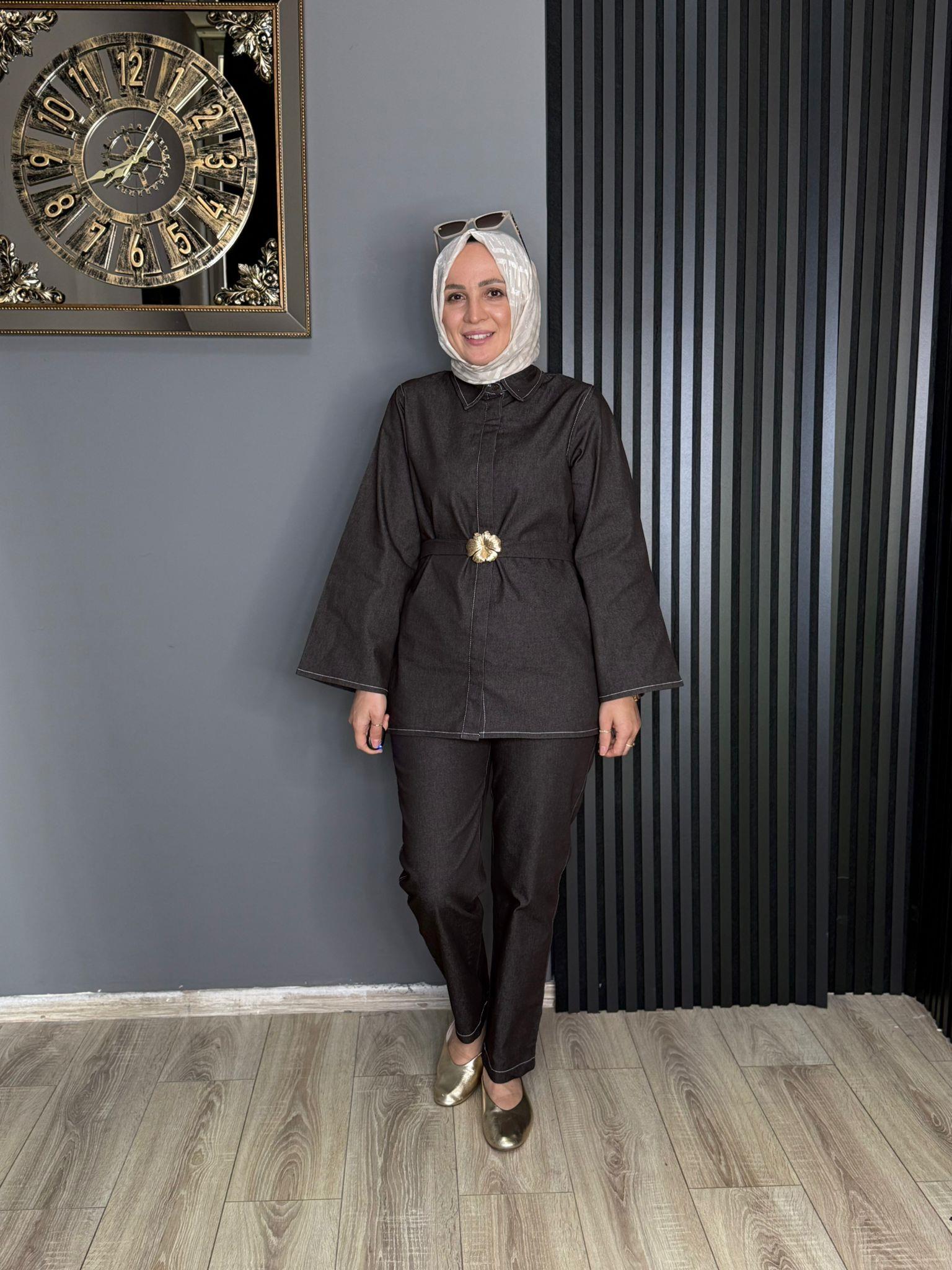 6399 EFLİN TAKIM KAHVERENGİ 