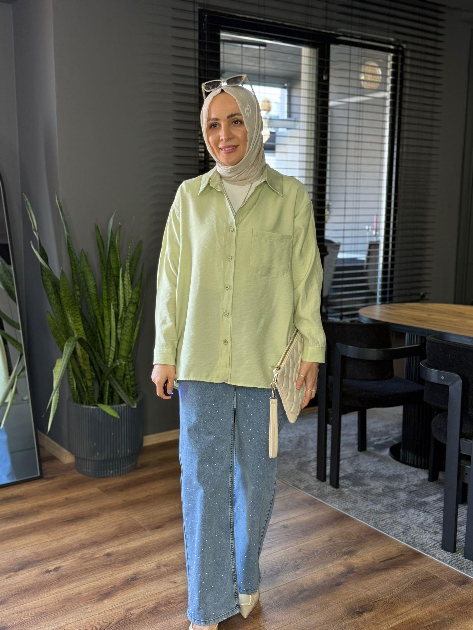 6977 TENSEL GÖMLEK ÇAĞLA 