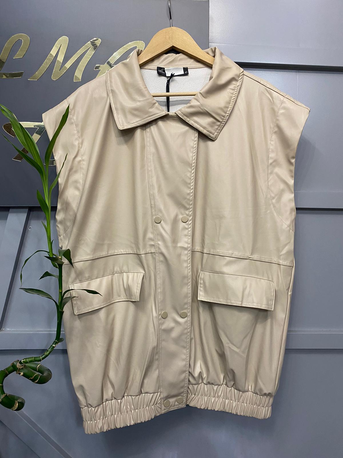 7357 DERİ GÖMLEK BEJ RENGİ