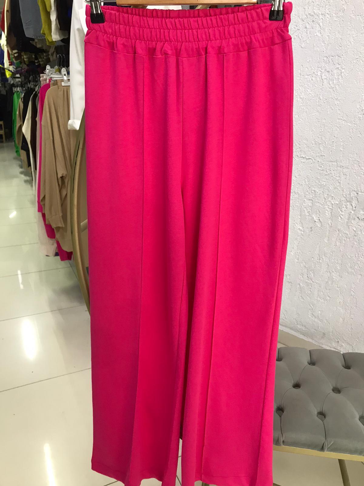 8286  EŞOFMAN ALTI PEMBE OVERSİZE