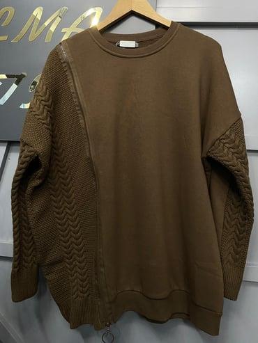 8699 TRİKO DETAY SWEET KAHVE